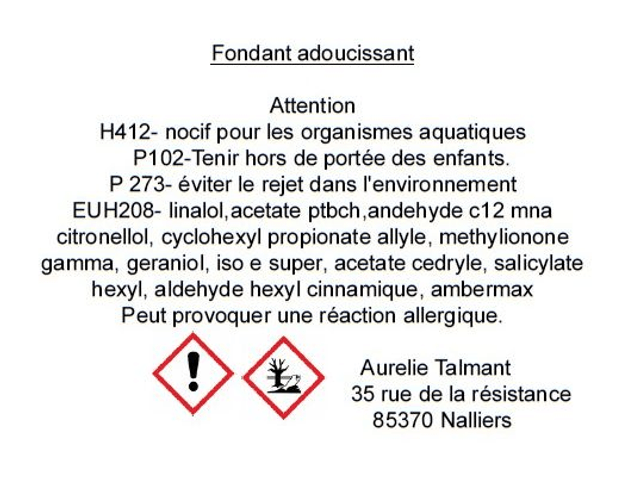 ADOUCISSANT